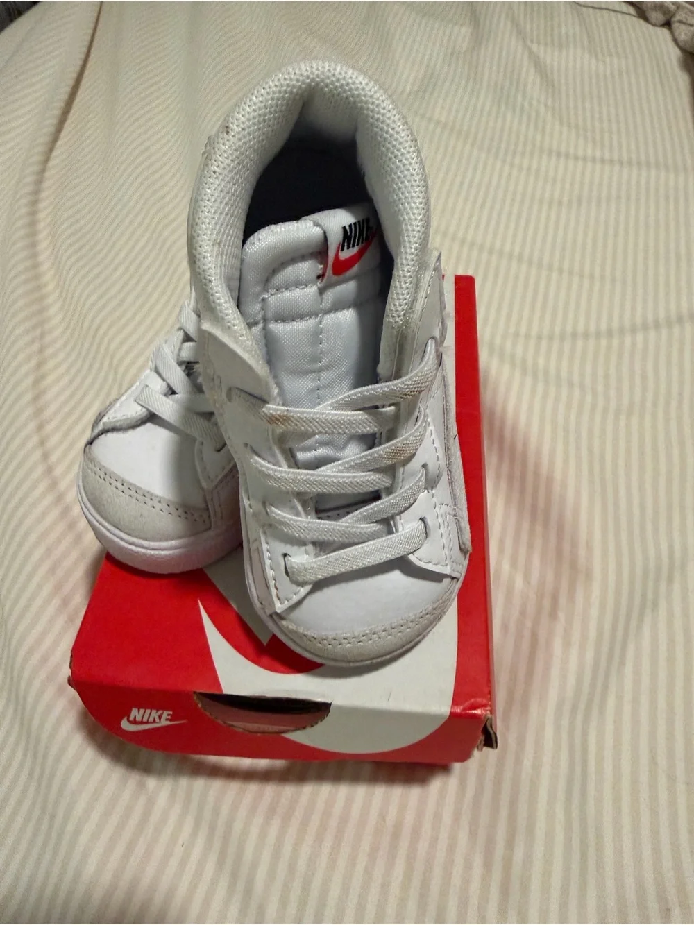 Nike Kids Blazer White High-Top Sneakers